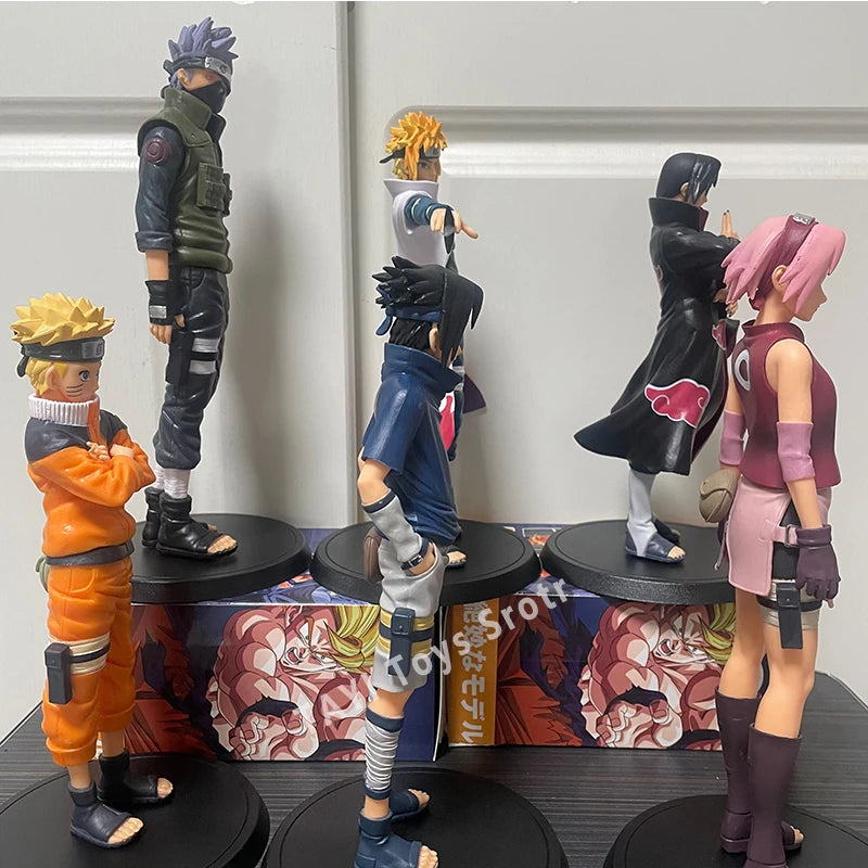 Figura Naruto – Itachi, Sasuke & Kakashi | Modello in PVC da Collezione
