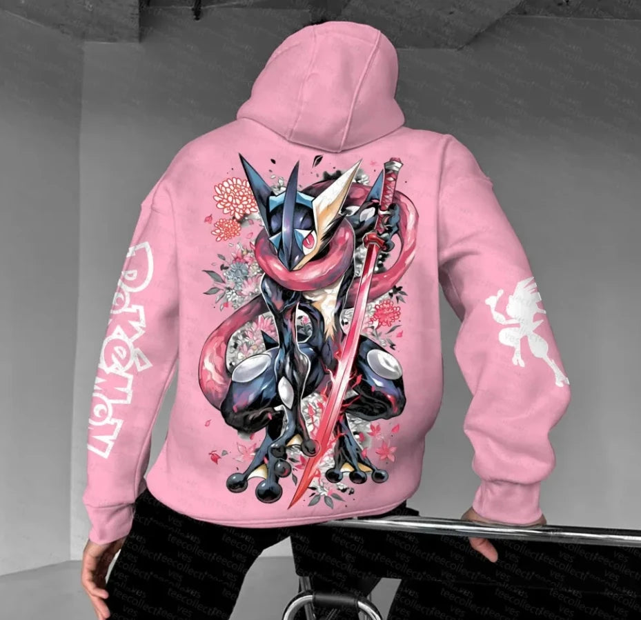 Pokemon Authorized Hoodie – Stile Oversize Anime 2025!