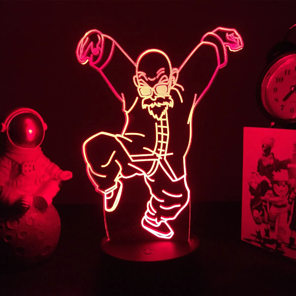 Lampada LED 3D Dragon Ball – Super Saiyan Goku