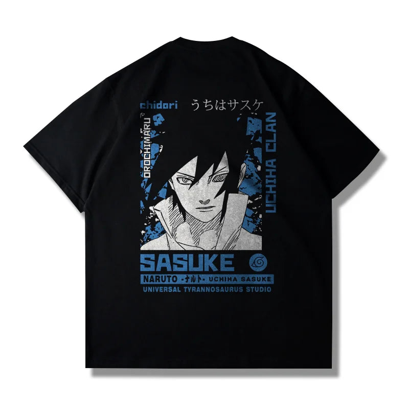 T-Shirt Naruto Anime – Cotone Estivo Oversize