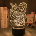 Lampada LED 3D Dragon Ball – Super Saiyan Goku
