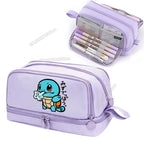 Anime Pokémon Student Pencilcase – Astuccio Cartoon Pikachu per Bambini e Ragazzi