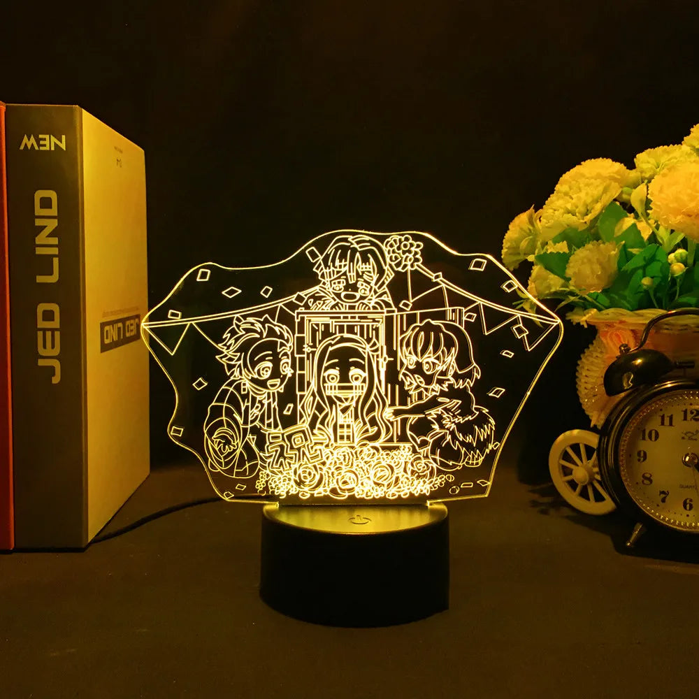 Demon Slayer – Lampada 3D LED Night Light Anime