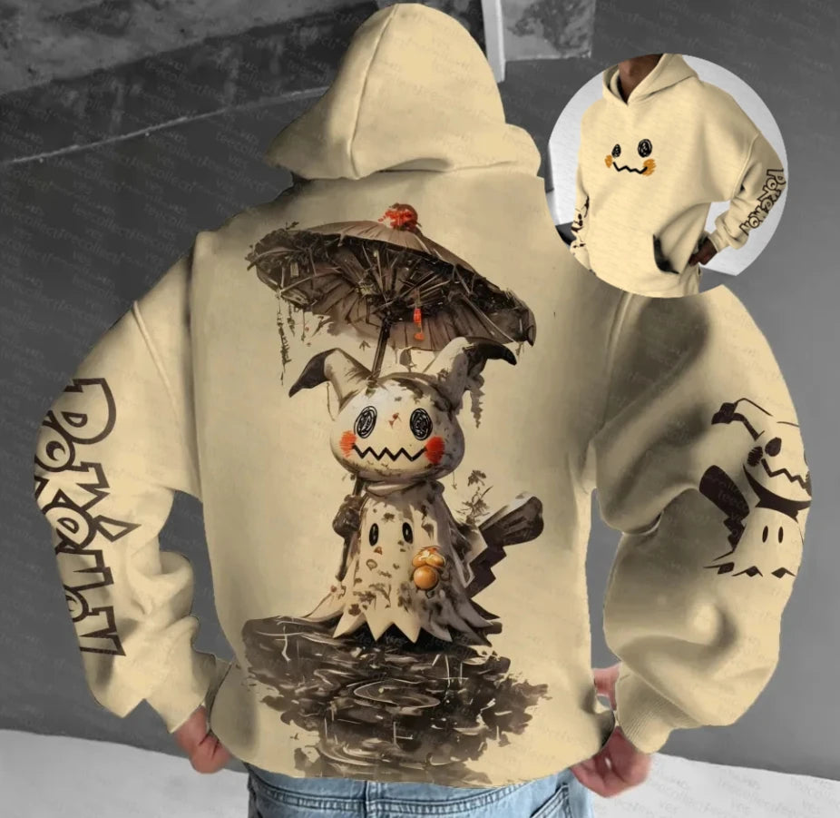 Pokemon Authorized Hoodie – Stile Oversize Anime 2025!