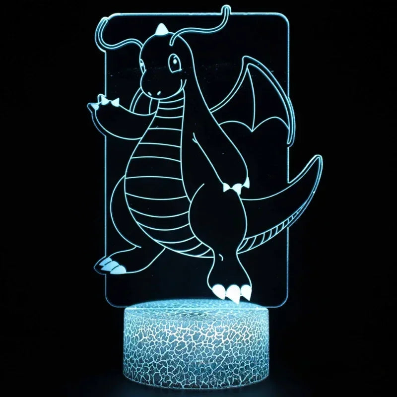 Anime Pikachu Go – Lampada Notturna LED 3D