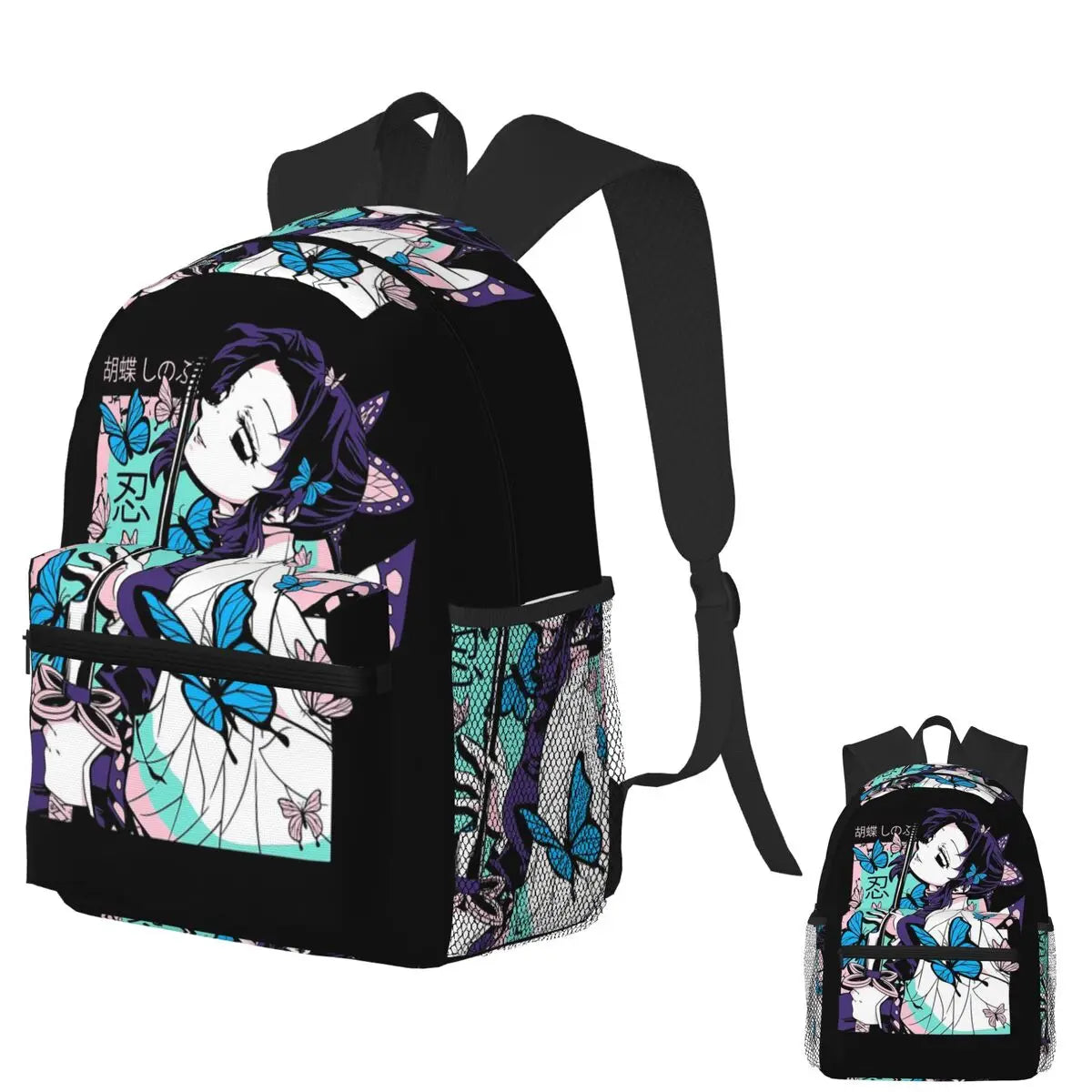 Shinobu Kocho Kimetsu No Yaiba Student Backpack