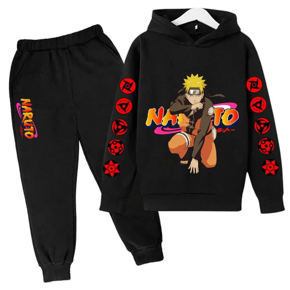 Naruto Ninja Hoodie Set – Felpa e Pantaloni