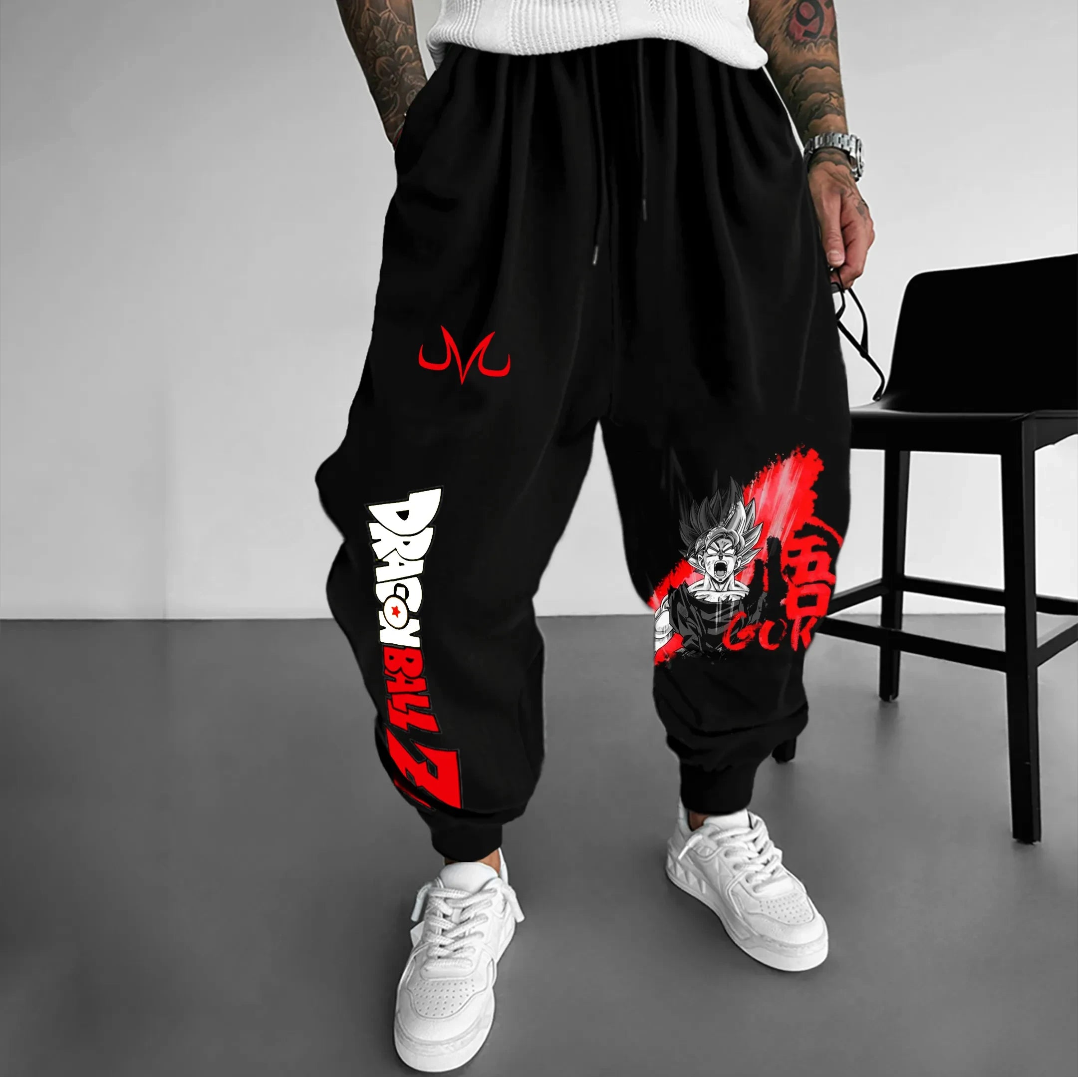 Dragon Ball – Pantaloni Sportivi Loose in Cotone 2025