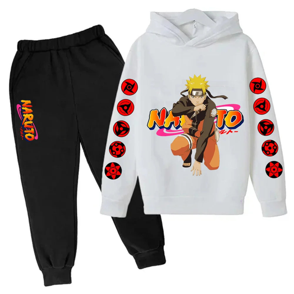 Naruto Ninja Hoodie Set – Felpa e Pantaloni