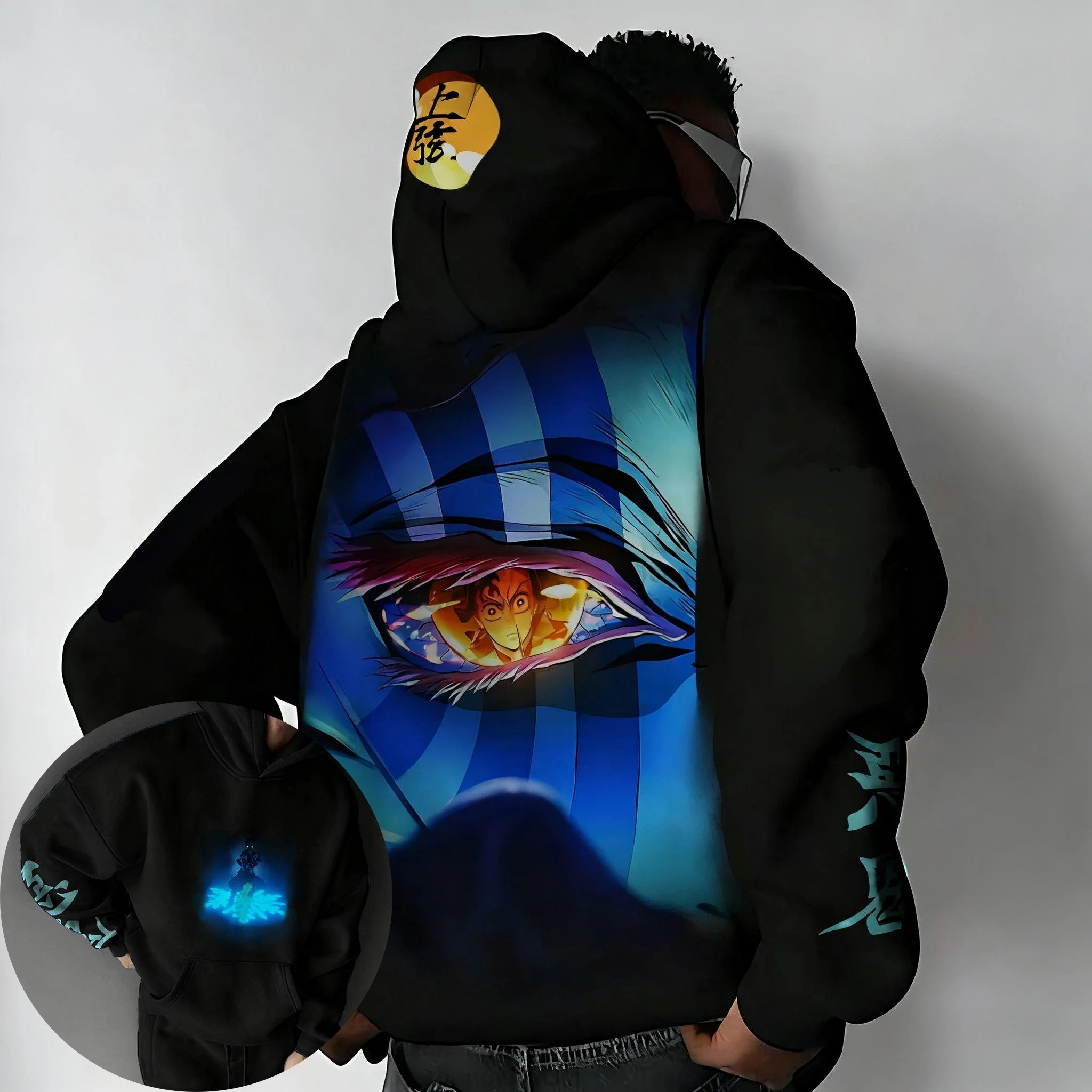 Demon Slayer Anime Hoodie – Felpa Oversize Unisex 2025