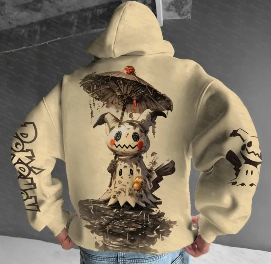 Pokemon Authorized Hoodie – Stile Oversize Anime 2025!