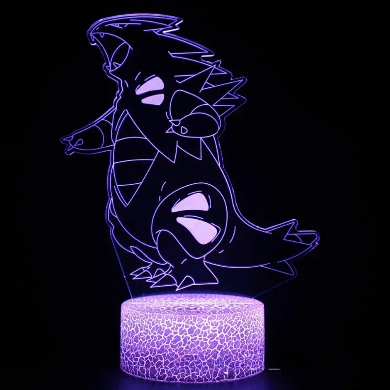 Anime Pikachu Go – Lampada Notturna LED 3D