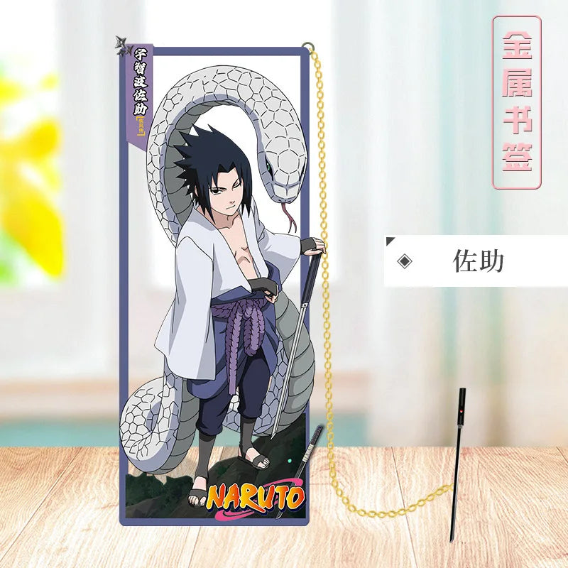 Segnalibro in Metallo Naruto – Design Geometrico | Accessorio da Collezione