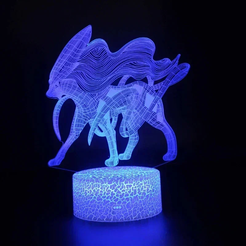 Anime Pikachu Go – Lampada Notturna LED 3D