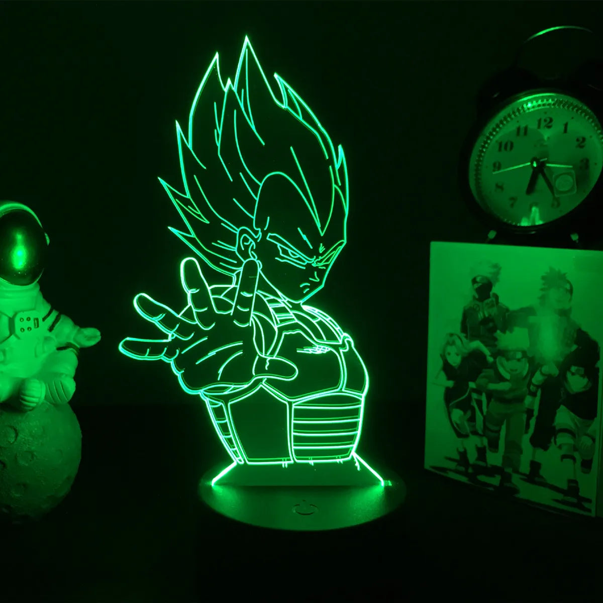 Lampada LED 3D Dragon Ball – Super Saiyan Goku