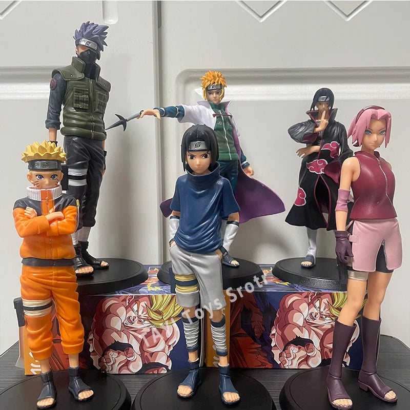 Figura Naruto – Itachi, Sasuke & Kakashi | Modello in PVC da Collezione