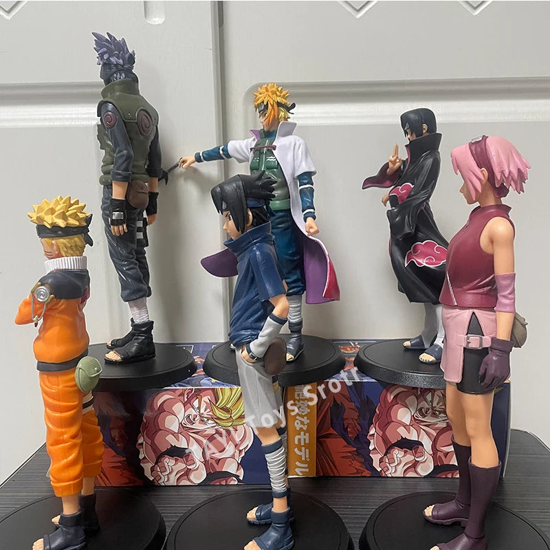 Figura Naruto – Itachi, Sasuke & Kakashi | Modello in PVC da Collezione